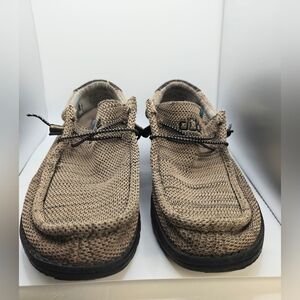 Hey Dude Wally Sox Mens Casual Shoes  Timber Wolf Size 12